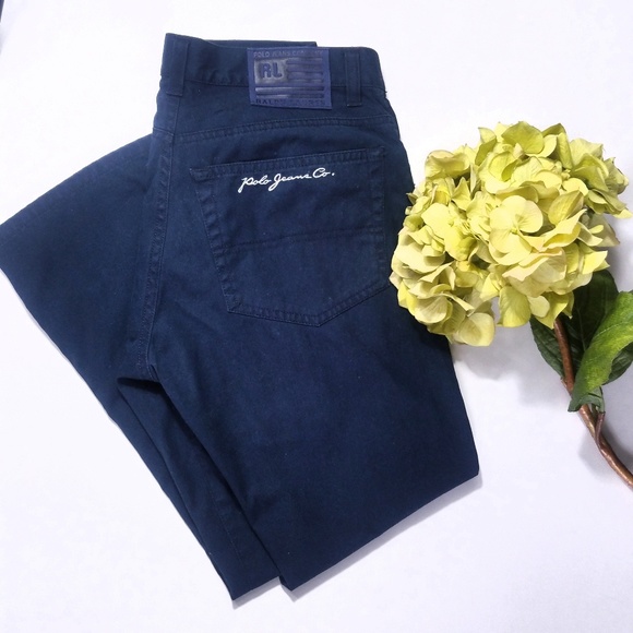 🍎RALPH LAUREN POLO COTTON JEANS - Picture 1 of 6